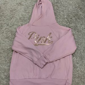 NWOT PINK Victoria’s Secret Bling Hoodie